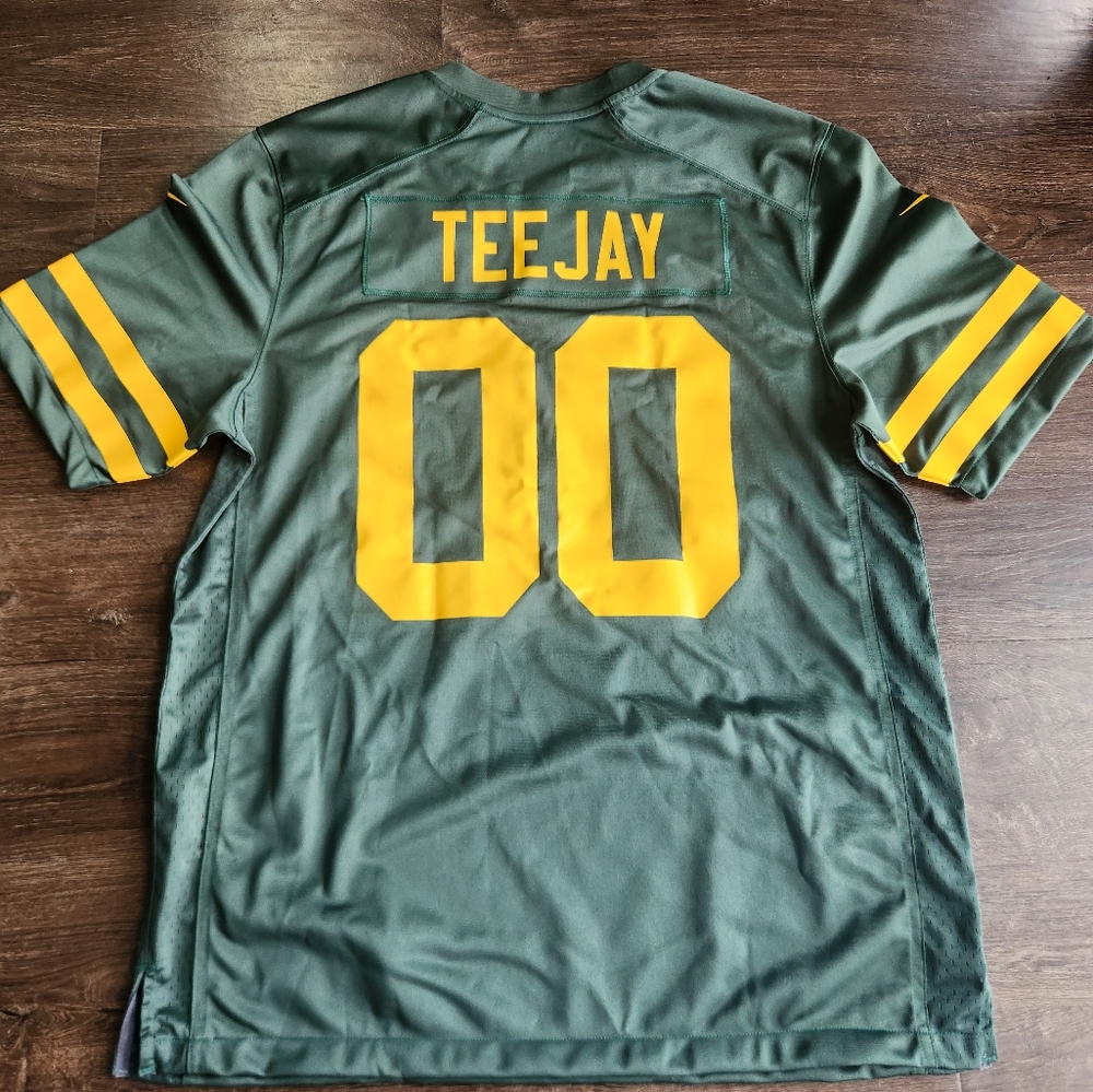 Green Bay Packers Nike Game Alternate Jersey - Custom NAME TEEJAY